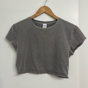 TNA Faded Brown Women's Crop Top